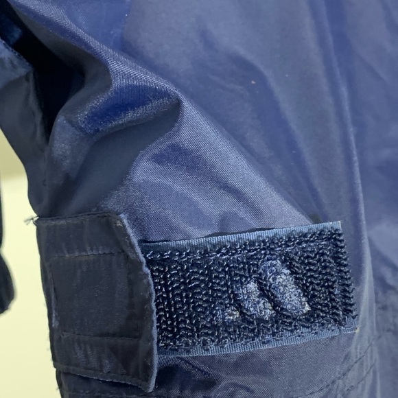 Vintage 90s Adidas Zip Up Windbreaker jacket navy blue what men’s XL active - Picture 6 of 8